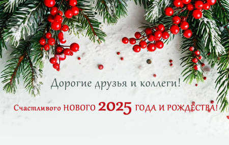 С наступающими Новым 2025 годом и Рождеством!